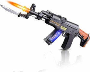 Pistolet orbeez électrique - son et éclairage LED 41.2CM