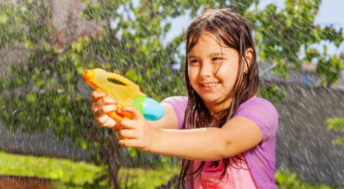 Pistolet à billes d'eau: Rafraîchissement instantané!