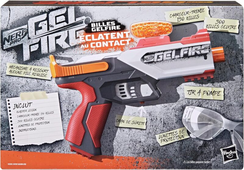 Pistolet Blaster 5 000 Billes Gelfire - Lunettes de Protection – Image 2