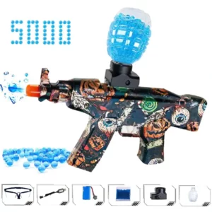 Pistolet à Orbeez multicolore à billes bleues pour enfants