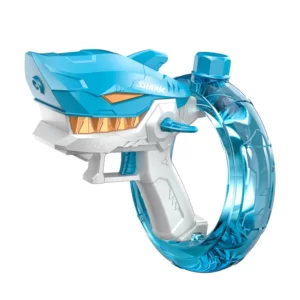 Pistolet à eau électrique en forme de requin bleu